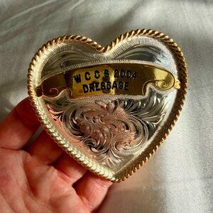 Western Style Heart Belt Buckle